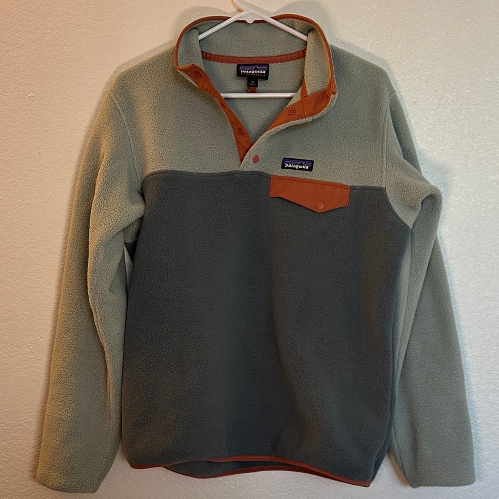 Patagonia two tone Fleece Pullover